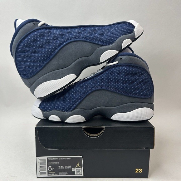Nike Shoes Air Jordan 13 Retro GS “Navy Flint” 2023 - Picture 3 of 5